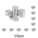 10x10 пустых алюминиевых банок с крышками