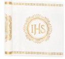 Коммунионный коврик IHS золотой 30 см 5 м