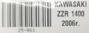 KAWASAKI ZZR1400 05 - 11 ВАЖІЛЬ  (17567659753) фото min 8
