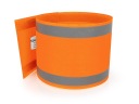 Светоотражающий ремешок на руку, широкий 10 ОРАНЖЕВЫЙ