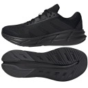Чоловічі кросівки Adidas Questar 3, чорні, зручні для тренувань, 42 розмір