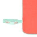 Полотенце пляжное из микрофибры быстросохнущее 140х70см NILS NCR11 Коралл