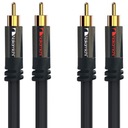 КАБЕЛЬ 2RCA - 2RCA CINCH HQ STEREO OFC NAKAMICHI 1м
