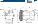 COMPRESSOR COMPRESSOR AIR CONDITIONER [NISSENS] 