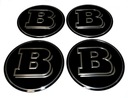 MERCEDES BRABUS EMBLEMAT NAKLEJKI LOGO 60MM 4SZT