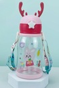 Бутылка для воды, чашка для детей в школу, детский сад, кролик, 600 мл