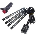 ILUMINACIÓN RGB DIOPARA LUMINOSO LED X36 PARA INTERIOR AUTO CABINAS COCHE + UNIDAD DE CONTROL ZD65A 