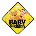 Tabliczka BABY ON BOARD KUBUŚ