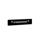 RENAULT TABLICZKA NAKLEJKA ZNAMIONOWA PODSZYBIE ZASTĘPCZA VIN