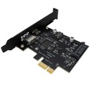 Adaptér karty pre počítač PCI PCIe 1X na USB A + C 3.1 Gen2 10Gbps EAN (GTIN) 5905191060374