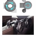 ВЕНТИЛЯТОР АВТО ПОДВІЙНИЙ USB 3 ПЕРЕДАЧІ ПОВОРОТНИЙ 360° МІЦНИЙ 10W  (18544475625) фото min 9
