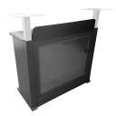 DNA DJ BOOTH BK ЧЕРНЫЙ СТОЛ DJ СТЕНД С RGB СВЕТОДИОДНОЙ ПОДСВЕТКОЙ