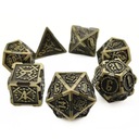 ZAKON PALADYNÓW ZESTAW 7 METALOWYCH KOŚCI RPG