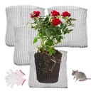 4X МЕТАЛЛИЧЕСКАЯ СЕТОЧНАЯ КОРЗИНА ДЛЯ КОРНЕЙ РАСТЕНИЙ ОТ КРОТОВ И ПОЛЕВОК