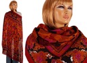 A-6618 ЦВЕТНОЙ ШАРФ ЛЮКС ОСЕННИЕ ЦВЕТА