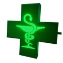 Светодиодный крест для аптеки 96х96 аптека.