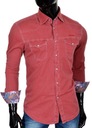 Džínsová košeľa Mondo Casual Jeans Darček Dominujúci vzor iný vzor