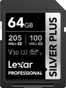 Karta Lexar Professional Silver Plus SDXC 64 GB Class 10 UHS-I/U3 V30