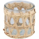 СТЕКЛЯННЫЙ ПОДСВЕЧНИК RAFIA TEALIGHT CANDLE