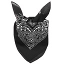 CHUSTA KOWBOJA BANDAMA CZARNA STRÓJ WESTERN