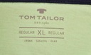 TOM TAILOR Tričko REGULAR zelené LOGO TEE _ XXL Veľkosť XXL