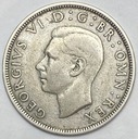 Wielka Brytania 1/2 Crown Jerzy VI 1938 srebro *285