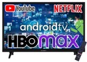 SMART TV Android 24 дюйма WiFi DVB-T2 HEVC ПРИЛОЖЕНИЯ ЧЕРНЫЙ GOGEN