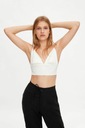 ZARA ŚMIETANKOWY BRALET RAMIĄCZKA (M) Marka Zara