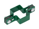 ЗАЖИМ ДЛЯ ПАНЕЛИ 60X40, ЗЕЛЕНЫЙ ПРОХОДНОЙ