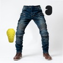 PANTALONES MOTOCICLETA BOJOWKI MESKIE JEANSY KEVLAR 