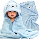 ПОЛОТЕНЦЕ С КАПЮШОНОМ 80х80 ПОНЧО ДЛЯ КУПАНИЯ ДЕТСКОЕ