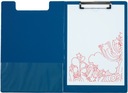 Доска закрывающаяся с зажимом CLIPBOARD А4 синяя