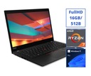 Lenovo ThinkPad X395 AMD Ryzen 7 16GB 512GB SSD LTE Win11 PRO 13,3&quot; IPS Model ThinkPad X395 20NL000HPB