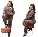Велюровый спортивный костюм GRAPHITE SET PLUS SIZE 4XL