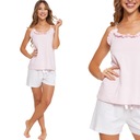 Женская пижама Moraj Delicate с рюшами на вырезе 3500-008 розовая S