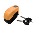 PROTECCIÓN ANTYKRADZIEZOWE POWER FORCE DISC LOCK CON ALARMEM POMARANCZOWA 