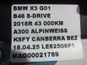 BMW X3 G01 G30 G11 G02 G30 DISTRIBUTEUR COURANT 61149339827 9339827photo 10