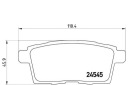 BREMBO PLAQUETTES FREIN P49041photo 11