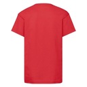 Detské tričko Fruit of the loom bavlna ORIGINAL červená veľkosť 104 Kód výrobcu 61-019-0 40 3-4(104
