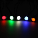 ЛАМПОЧКА KONTROLNA ТОРПЕДО ПРИБОРНОЇ СИГНАЛЬНА LED (СВІТЛОДІОД) 10MM 12V ГОЛУБА  (15351567021) фото min 7