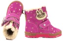 Buty zimowe dziecięce trzewiki dziewczęce ocieplane wełną Bartek 21469 21 Płeć dziewczynki