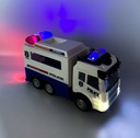 Auto polícia väzenkyňa policajné auto svetlo zvuk auto na batérie Značka For Fun