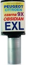 Подкраска царапинами 10 мл CITROEN PEUGEOT EXL 9X BLACK NOIR OBSIDIEN
