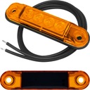 СВЕТОДИОДНЫЙ ГАБАРИТНЫЙ ФОНАРЬ SLIM ОРАНЖЕВЫЙ