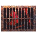 НАКЛЕЙКА НА пол КЛОУН страшный ХЭЛЛОУИН ржавчина СЕТКА