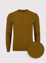 Pako Lorente горчичный мужской свитер с круглым вырезом, размер. л