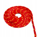LINA Pleciona Żeglarska POLIPROPYLENOWA 3mm czerwona linka odc. 30mb
