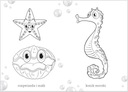 Раскраска для малышей Рисуем Морских Животных 2+ Лепрекон