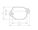 Z_EGR_45B/x BRIDA CIEGA EGR INSIGNIA ASTRA ZAFIRA 2.0 CDTI A20DT 