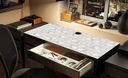 защитный коврик для письменного стола 105х50см ВЫБОР УЗОРА